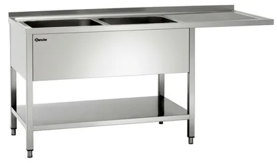 Imagen del producto de Bartscher Spülcenter 700, modelo B1800, con 2 cubetas