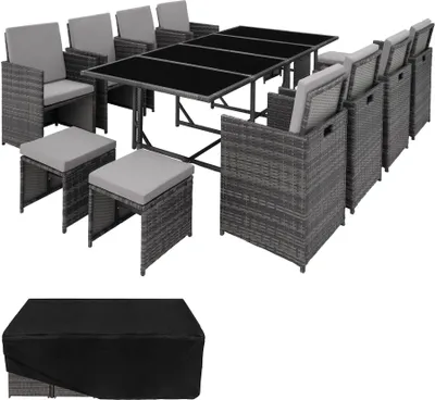 Produktbild von Rattan Sitzgruppe Palma für 8 bis 12 Personen