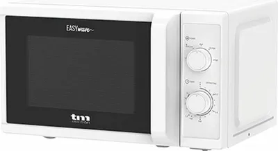 Zdjęcie produktu dla Kuchenka mikrofalowa TM Electron TMPMW002WHT EASYWAVE o pojemności 20 litrów, mocy 700 W, 5 poziomach mocy, funkcją rozmrażania i timerem 35 min, kolor biały