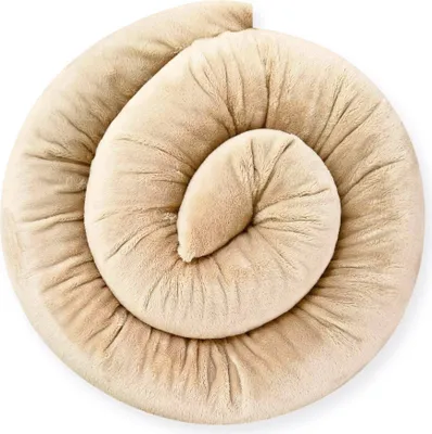 Produktbild von Bebeloo Stillkissen alergiker Bettkissen Body Pillow Körperkissen Pregnancy Pillow Bettrolle Bettschlange XXL Zierkissen Kuschelschlange Zugluftstopper (Beige, 180 cm)