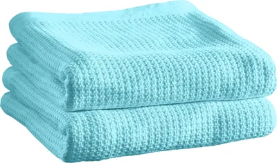 Produktbild von Erwin Müller Sommerdecke Siena" 2er-Pack eisblau 100x150 cm"