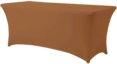 Stretch-Tischdecke 183 x 76 x 76 cm, rechteckig, Spandex, elastisch, schwarz
