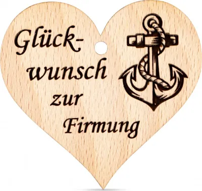 Produktbild von Anhänger Glückwunsch zur Firmung