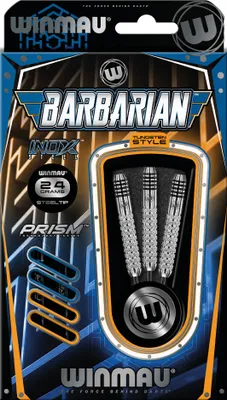 Image de Fléchettes Winmau Barbarian Inox à pointe d'acier