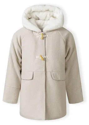 Produktbild von Minoti Winterjacke Kapuze Grau Gr. 86 für Mädchen