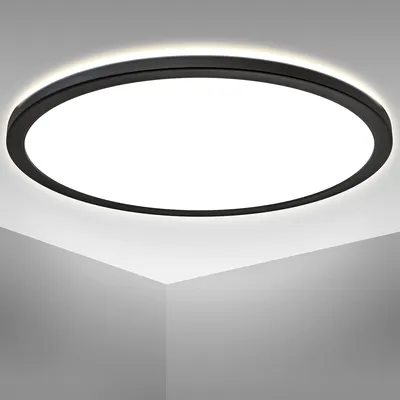 Productafbeelding van LED-paneel plafondlamp, 22W, ultradun, indirecte plafondlamp voor de woonkamer, diameter 42 cm