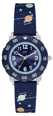 Produktbild von Cool Time Kids Armbanduhr mit Silikon Armband CT-0022-PQ