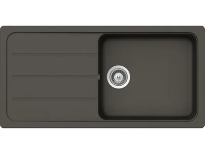 Produktbild von Schock Einbauspüle Fomhaus D-100L U Asphalt - Unterbauspüle