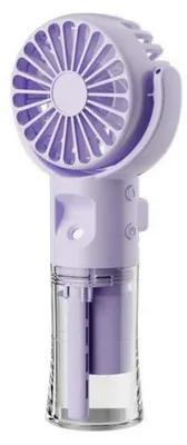 Produktbild von Tragbarer USB-wiederaufladbarer Sprühventilator mit 4 Windgeschwindigkeiten, Hand- und Nackenventilator, geeignet für Reisen, Zuhause, Büro und Schlafzimmer ()