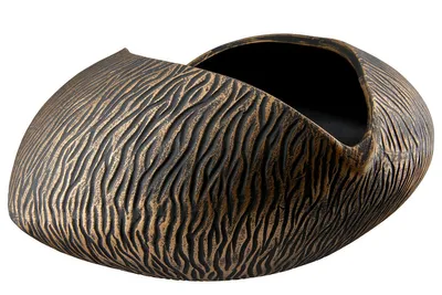 Zdjęcie produktu dla GILDE Schale, "Tigre", Keramik, goldfarben, , L. 24 cm, B. 28 cm, H. 12 cm 28897