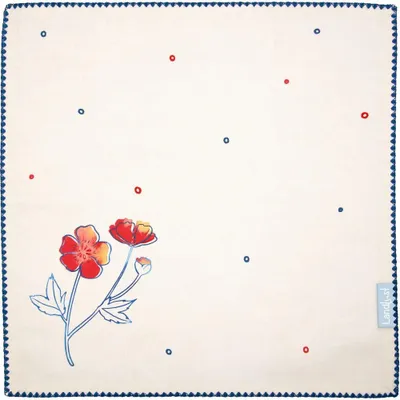 Produktbild von Coppenrath Verlag Stoff-Servietten Blume (2 St.) - LandLust