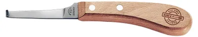 Hufmesser ECONOMIC, links-langsmal, Buchenholzgriff, 78 mm