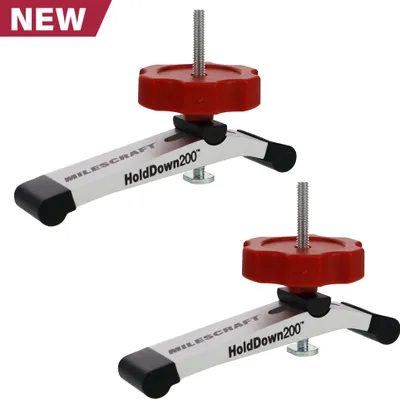 Image de Milescraft | T-Trax - HoldDown200™ pince pour rail de guidage avec profil en T 2pcs