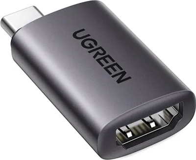 Zdjęcie produktu dla UGREEN US320 USB-C mski - HDMI eski adapter wideo, 4K, 60 Hz, aluminiowy, szary