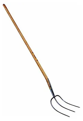 Produktbild von Streugabel Heugabel 135 cm Eschenstiel 3 Zinken 30 x 30 cm