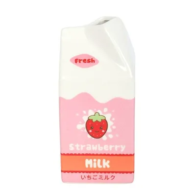 Produktbild von Something Different - Strawberry Milk Carton  / Erdbeermilch  Vase