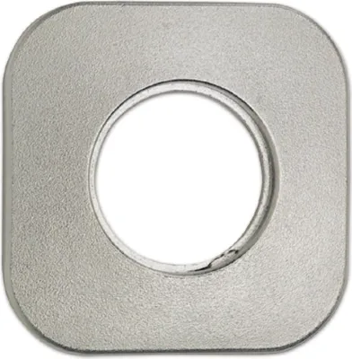 Produktbild von Rosette für Außenzylinder AZ mit Bohrung ø 30 mm, 60 x 60 mm, Stahl vernickelt