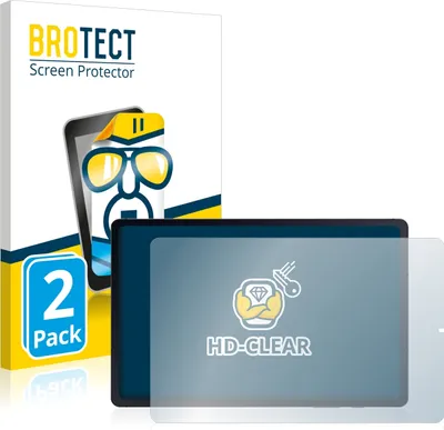 Produktbild von 2x Für Samsung Galaxy Tab S6 Lite LTE 2022 Schutzfolie BROTECT Displayschutz Display Schutz Folie Klar Transparent
