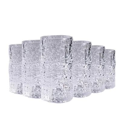 Produktbild von Highball-Glas Glasbecher Trinkglas Cocktailglas Kristallglass 6-teiliges Set 350 ml transparent
