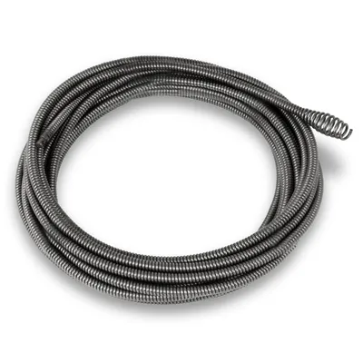 Produktbild von EBERTH Spirale 7,6m Ersatzteil für Rohrreiniger Rohrreinigungsmaschine Elektrisch (Robustes Metall, Boring Bulb Cutter Bohrkopf, 560 U/min)