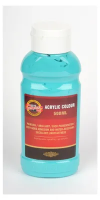 Obrázok produktu pre KOH-I-NOOR 0162746051LP Akrylová farba 460 Turquoise 500 ml 1 ks