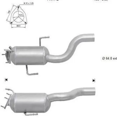 Produktbild von VEGAZ AK-335 Dieselpartikelfilter DPF für PORSCHE Cayenne (9PA) Euro 4 Abgasanlage Diesel