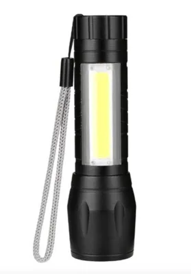 Produktbild von MINI Taschenlampe LED Cree Zoom Polizei 1000 Meter Leuchtweite inkl. Akku USB