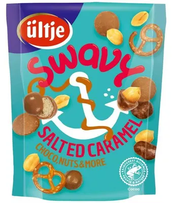 Zdjęcie produktu dla ültje Swavy Salted Caramel Snackmix z karmelem i czekoladą 140g