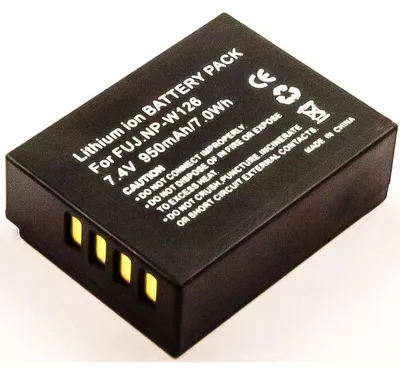 Produktbild von Akku für Fujifilm X100F Li-Ion 7,4 Volt 800 mAh schwarz