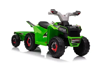 Zdjęcie produktu dla Quad Na Akumulator Xmx630T Zielony Z Przyczepą
