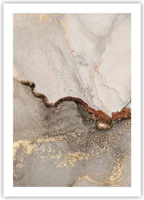 Produktbild von Poster - Poster ohne Rahmen - Stein Sand Abstraktion - 50x70 cm - Wand Bild - Wanddeko - Wandbilder - Kunstposter - Wandposter - Bilder - Kunstdruck - Wanddekoration - Wandbild - P2XPA50x70-4778