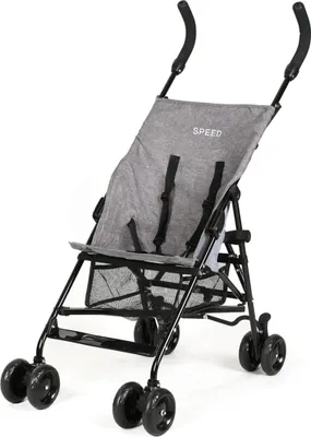 Produktbild von BabyTrold 13-76GML, Traditioneller Kinderwagen, Unisex, Feste Räder, Faltbar, Grau