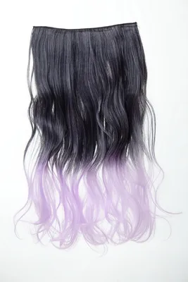 Produktbild von WIG ME UP 5 Clip-In Extension lockig Ombre Schwarz-Lila YZF-3180P-1BTTF2403A