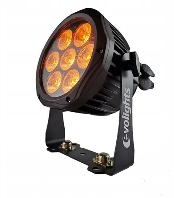 Obrázok produktu pre Osvetlenie EVOLIGHTS GLACIER 7 LED PAR 7x10W RGBWA-U