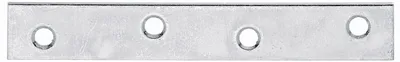 Produktbild von Alberts Flachverbinder | schmal | galvanisch gelb verzinkt | 100 x 15 mm | 100er Set