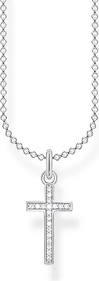 Produktbild von Thomas Sabo Halskette Damen KE2043‑051‑14‑L45v Silber Kreuz 4051245488173