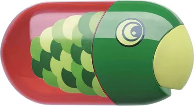 Immagine prodotto di FABER-CASTELL Doppelspitzdose Fisch inkl. Radierer