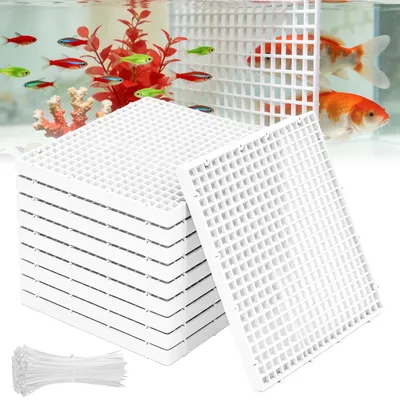 Image de Lot de 10 séparateurs d'aquarium avec 20 supports