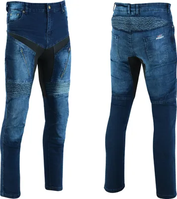 Produktbild von Motorradhose Jeans blau Aramid Motorrad Jeanshose mit Protektoren von PROANTI