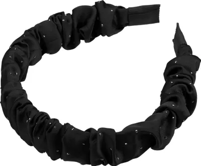 Produktbild von Einfarbig Gefaltet Haarband, Frauen Haarband, für Alle Haare, Schwarz