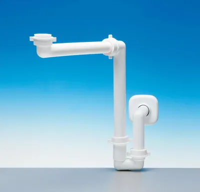 Produktbild von Raumsparsiphon für Waschbecken und Möbelwaschtisch