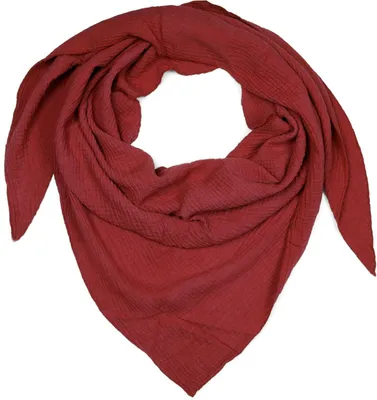 Produktbild von styleBREAKER Damen Musselin Dreieckstuch aus 100% Baumwolle | Weiches und leichtes Halstuch für Damen Unifarben | Stylisches Tuch für jede Jahreszeit - Italy, 196 x 84 cm