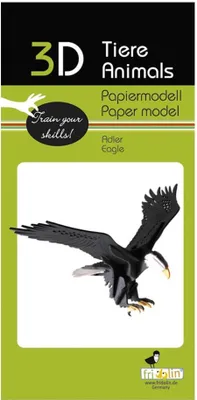 Immagine prodotto di modello di carta di animali 3D - Aquila