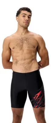 Zdjęcie produktu dla Kąpielówki Speedo Medley Logo Jammer dla mężczyzn, czarne, rozmiar 28