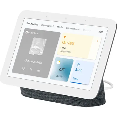 Produktbild von Google Nest Hub 2 Carbon 17,80cm (7") Display Android (GA01892)