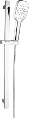 Produktbild von Duschsystem MARWELL Handbrause-Set QUATTRO II in Chrom - 150x9,3cm - Duschsystem mit stufenlos verstellbarem Stangengleiter
