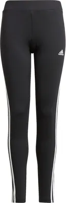 Zdjęcie produktu dla Legginsy dziecięce Adidas Jr Zaprojektowane 2 Move 3 Stripes Czarne