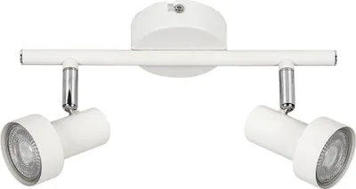 Produktbild von Rabalux 5355 Deckenstrahler 2 Spots Konrad, GU10, weiß, Standard, 27,5cm