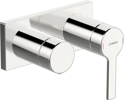 Produktbild von HANSA HANSARONDA Wannen- und Brausearmatur, Unterputz, Rosette eckig, 44599583