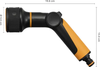 Obrázok produktu pre Fiskars 3 funkcijų laistymo pistoletas, valdomas nykščiu